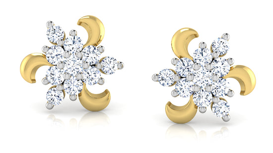 Nature's Drama Diamond Earrings