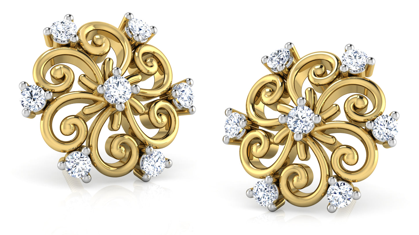 Garden Majesty Diamond Earrings