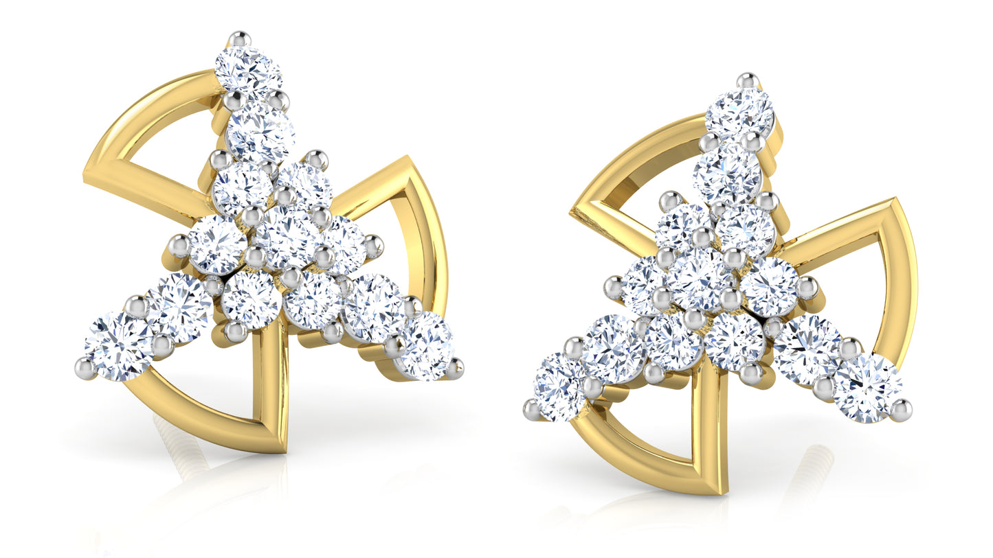 Spring's Splendor Diamond Earrings