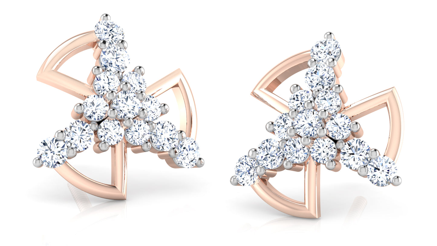 Spring's Splendor Diamond Earrings