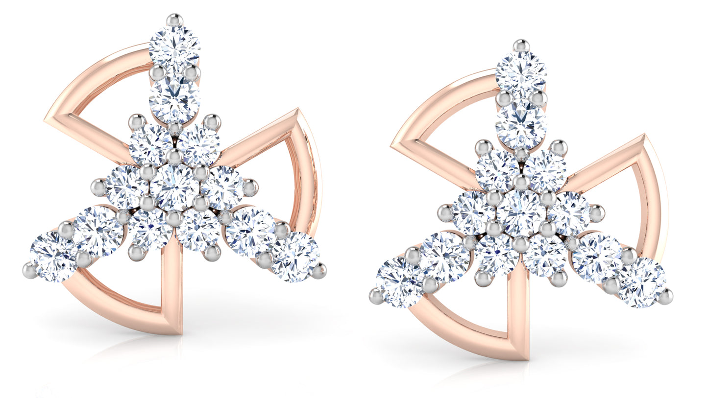 Spring's Splendor Diamond Earrings