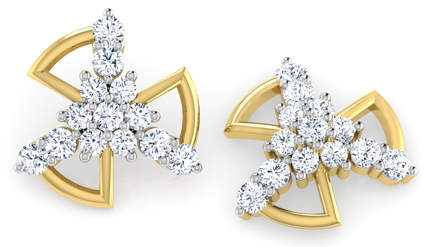 Spring's Splendor Diamond Earrings