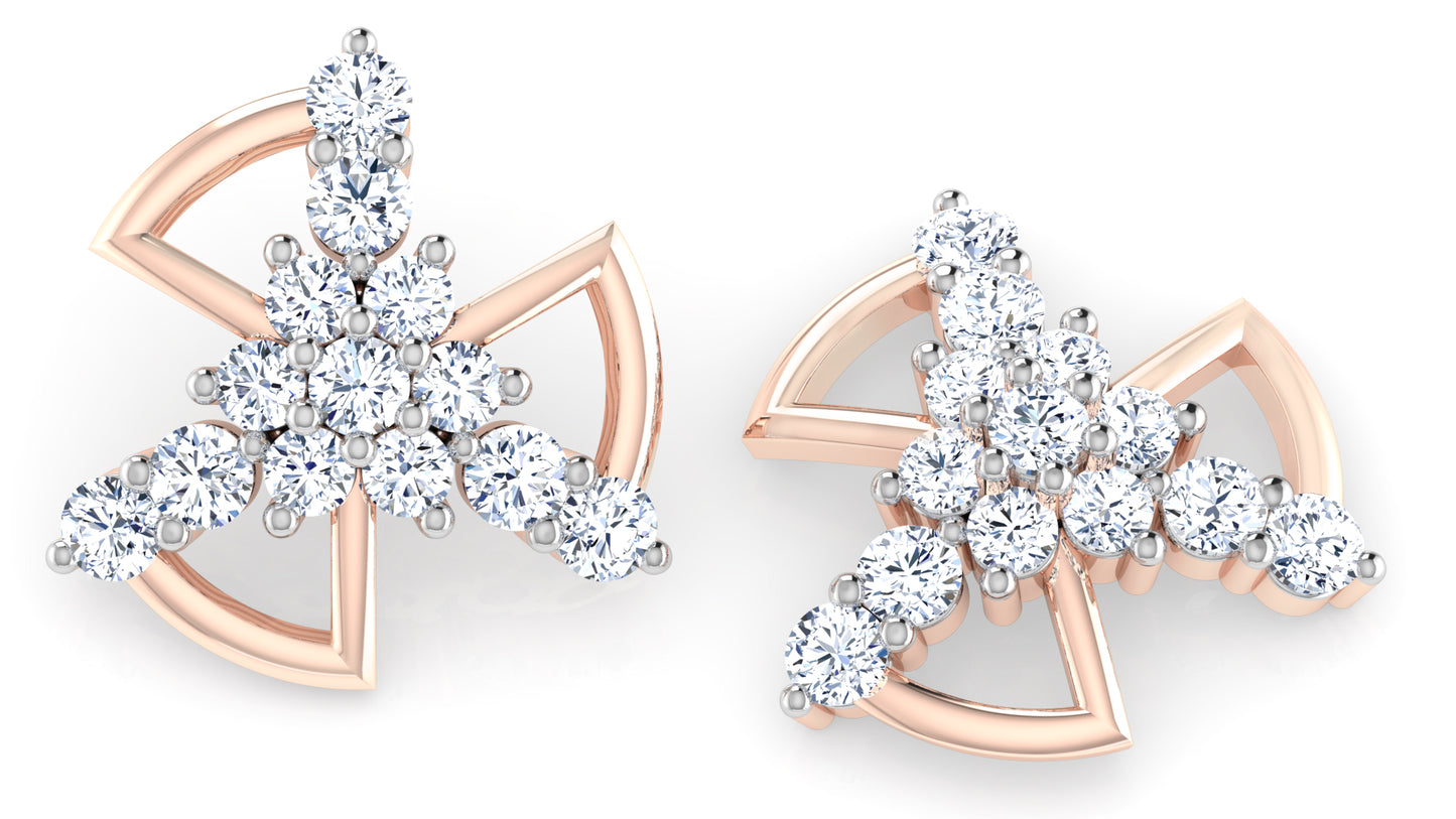 Spring's Splendor Diamond Earrings