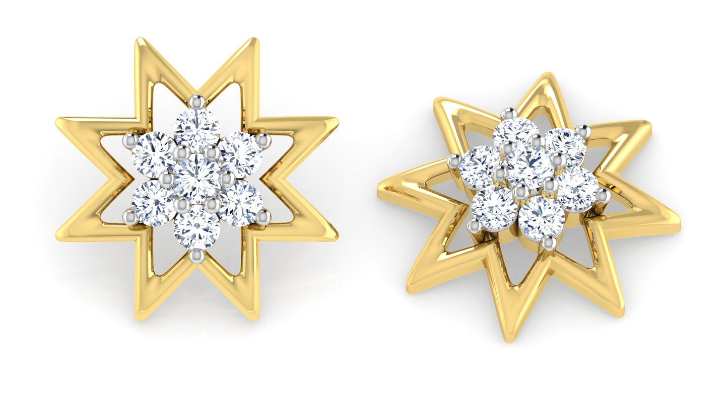 Star Beauty Diamond Earrings