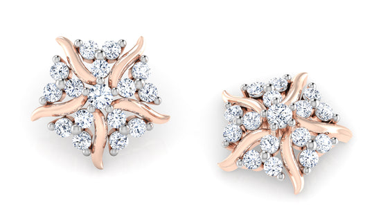 Starfish Diamond Earrings