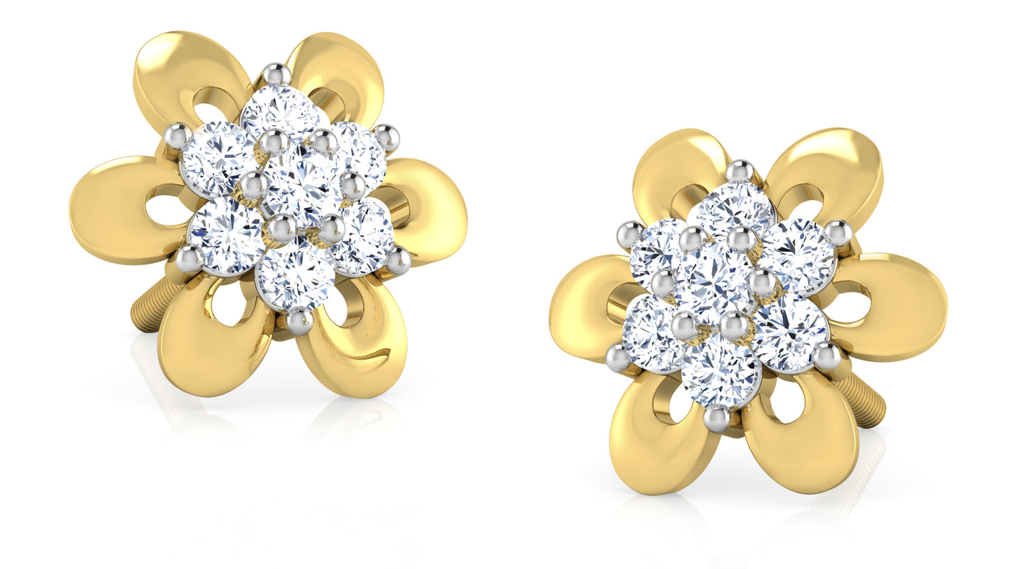 Flower Frenzy Diamond Earrings