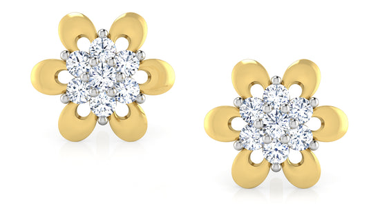 Flower Frenzy Diamond Earrings