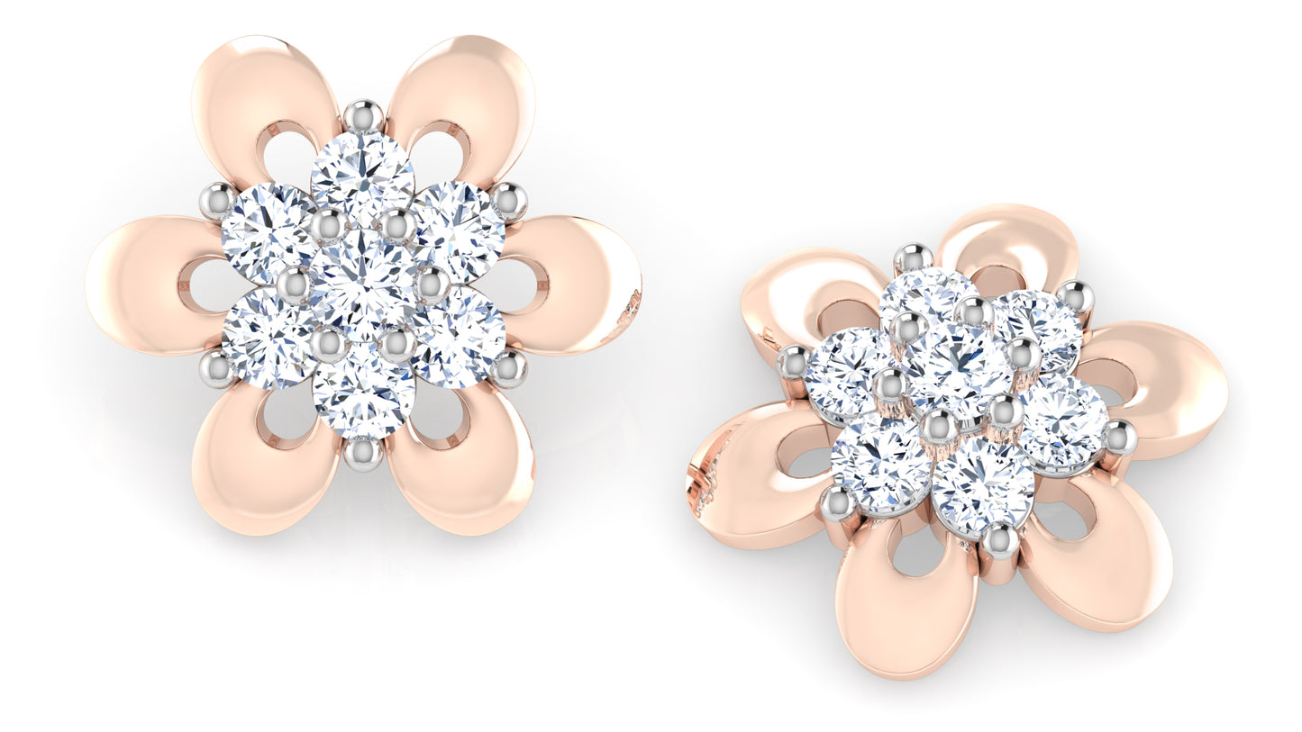 Flower Frenzy Diamond Earrings