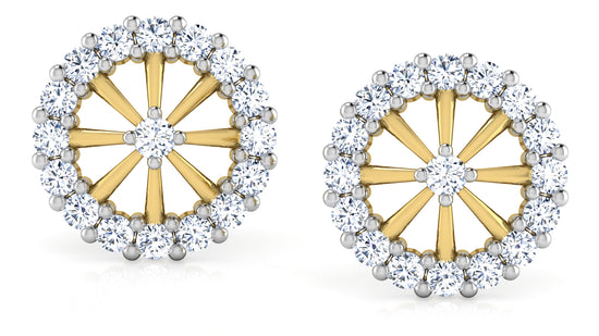 Wheel of Fortune Diamond Earrings