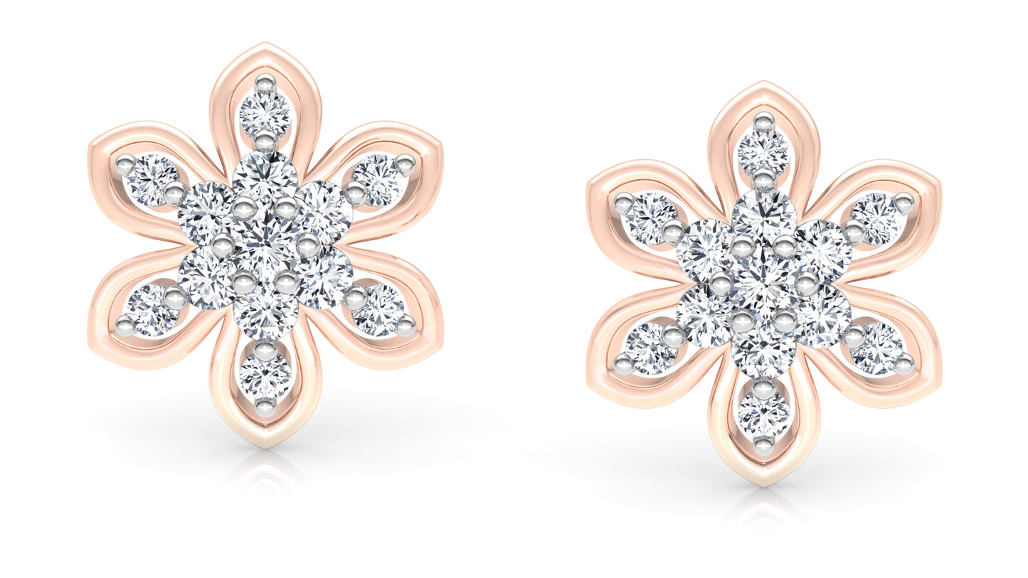 Joy of Flowers Diamond Earrings