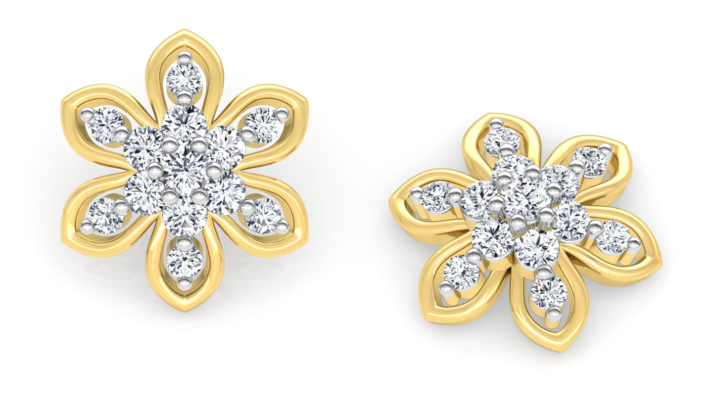 Joy of Flowers Diamond Earrings