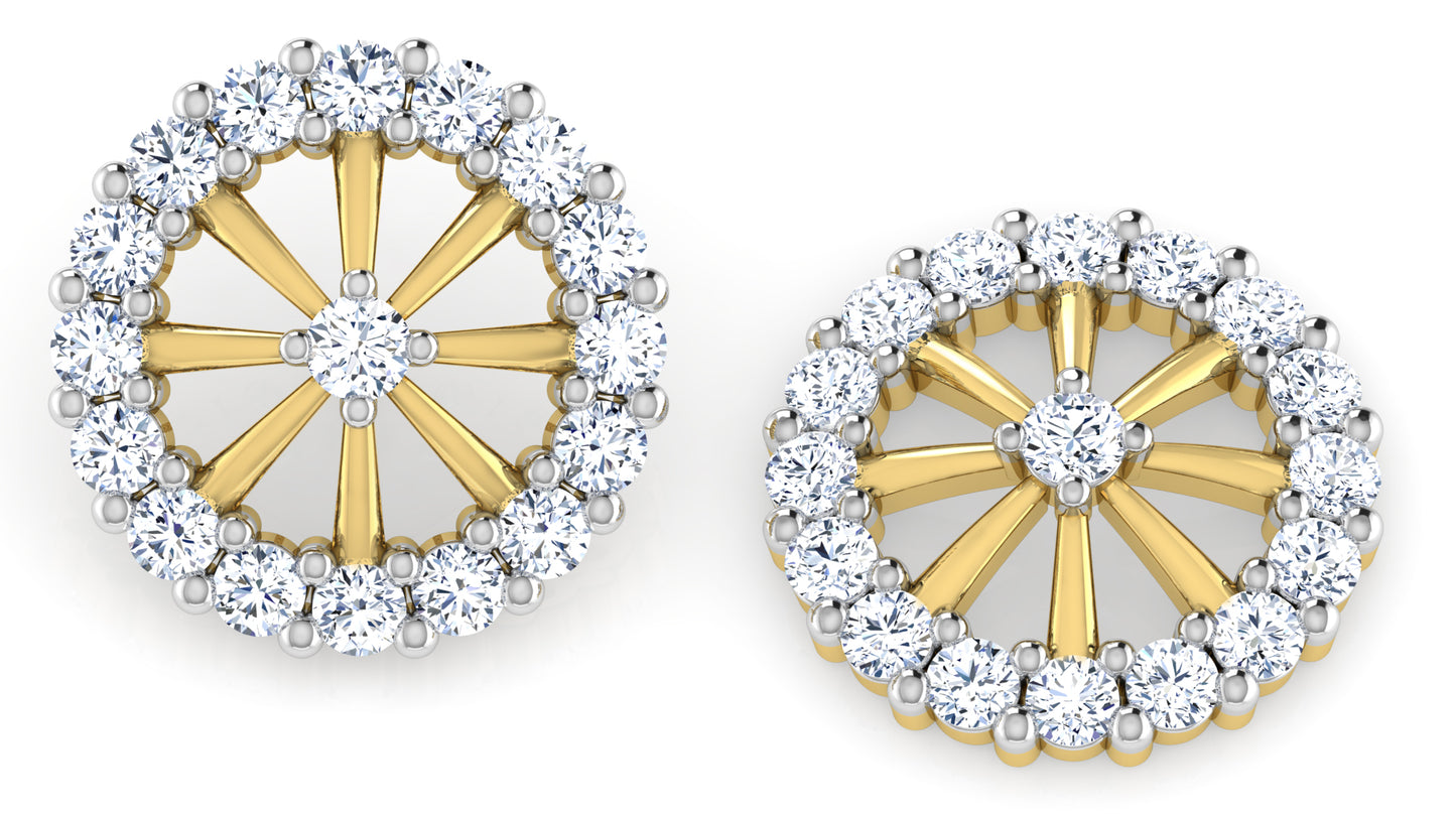 Wheel of Fortune Diamond Earrings