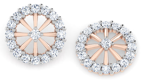 Wheel of Fortune Diamond Earrings