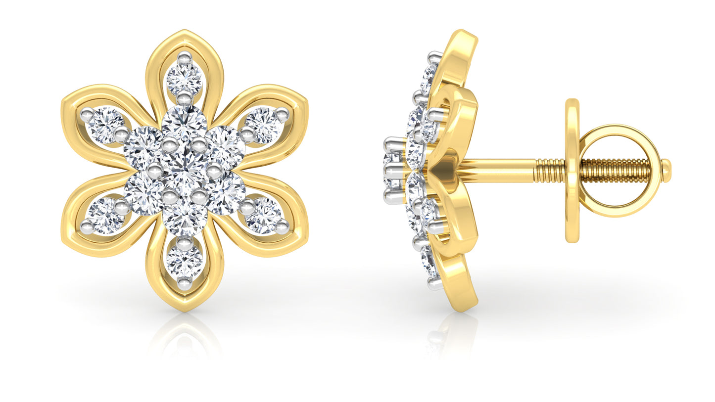 Joy of Flowers Diamond Earrings