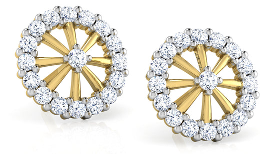 Wheel of Fortune Diamond Earrings