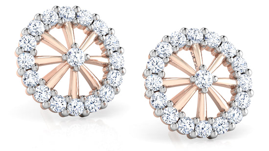 Wheel of Fortune Diamond Earrings