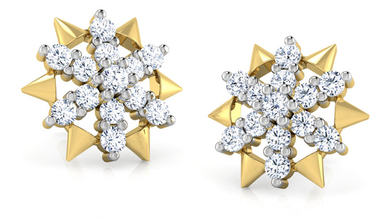 Stars n Cones Diamond Earrings