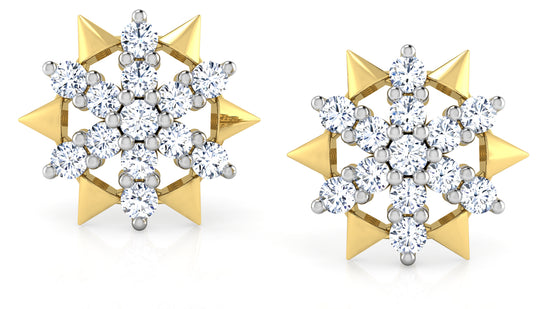 Stars n Cones Diamond Earrings