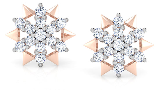 Stars n Cones Diamond Earrings