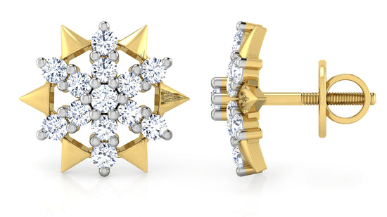 Stars n Cones Diamond Earrings