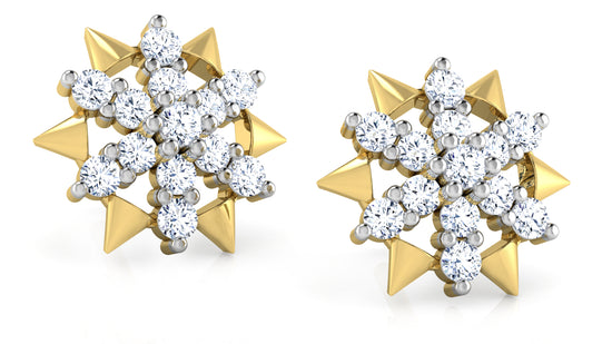 Stars n Cones Diamond Earrings