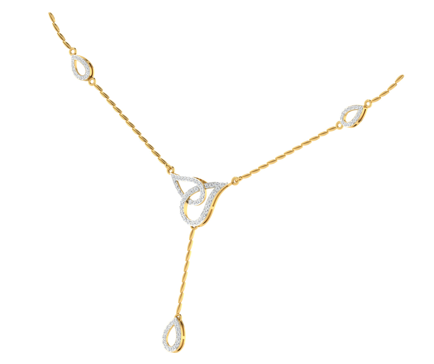 Waterfall Retreat Lab Grown Diamond Necklace Jewelry Order Online and Shop at Diahart