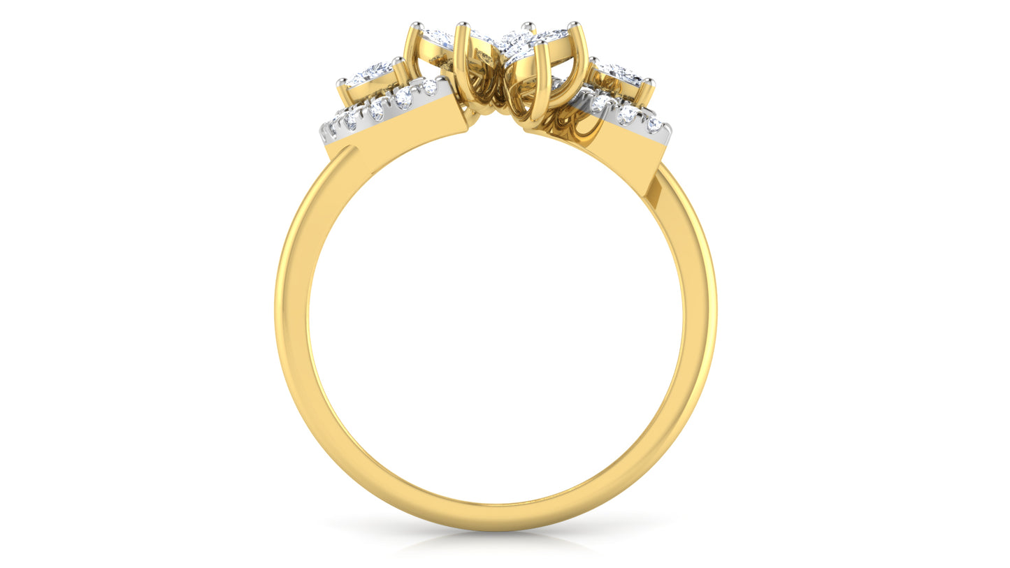 Refreshing Rythms Diamond Ring