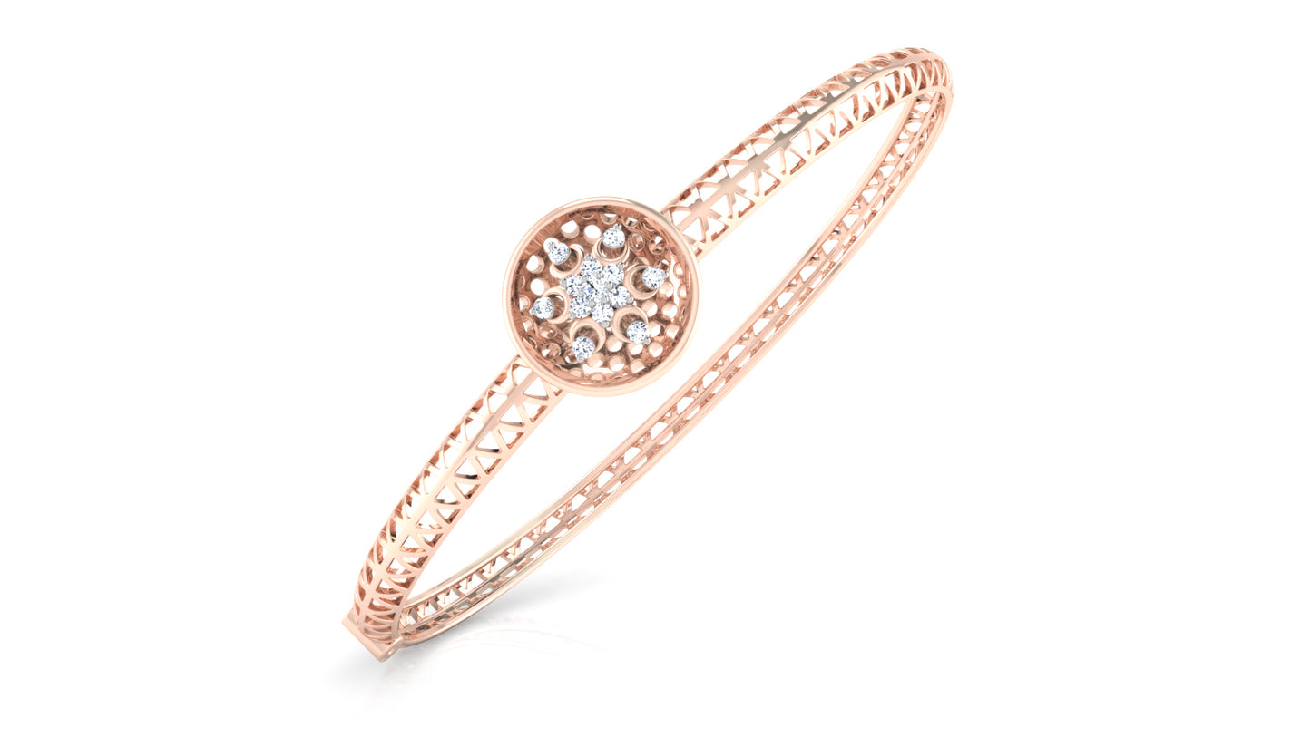 Flower Glow Diamond Bracelet