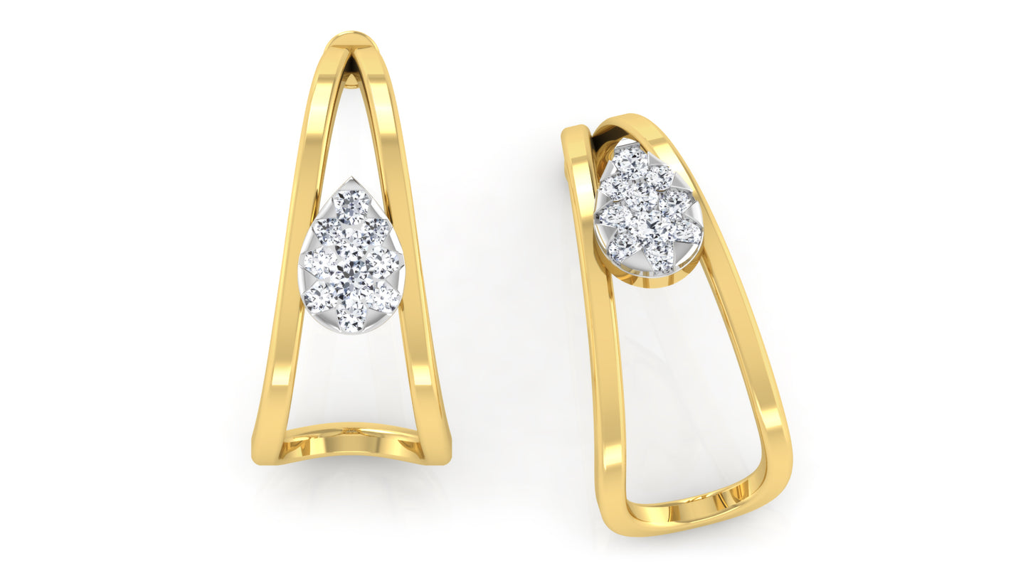 Diamond Jest Diamond Earrings