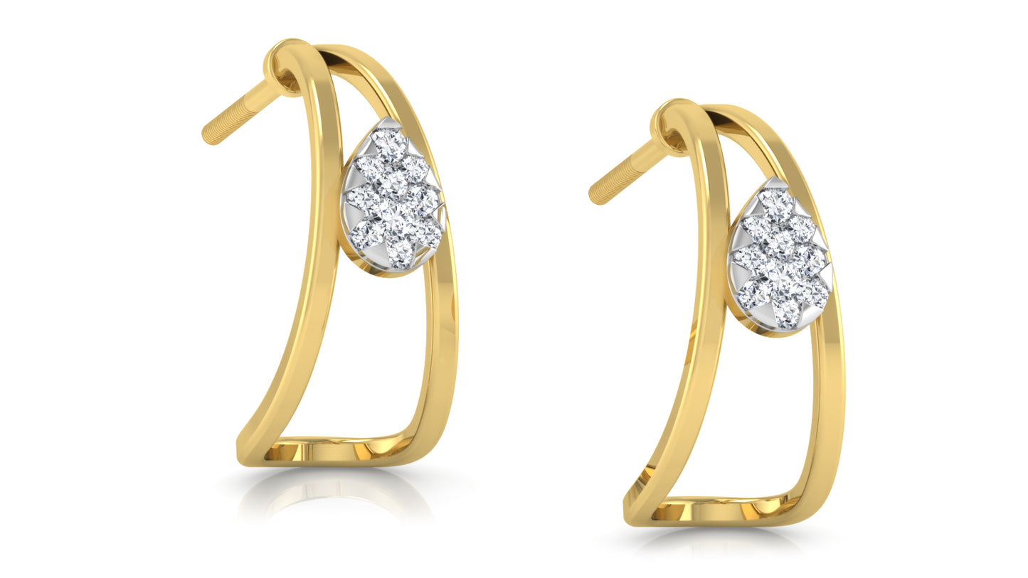 Diamond Jest Diamond Earrings