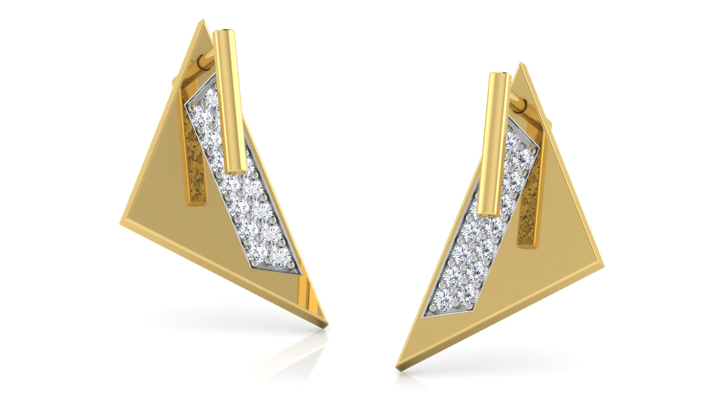 Sandwich Special Diamond Earrings