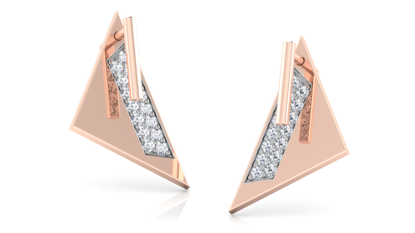 Sandwich Special Diamond Earrings