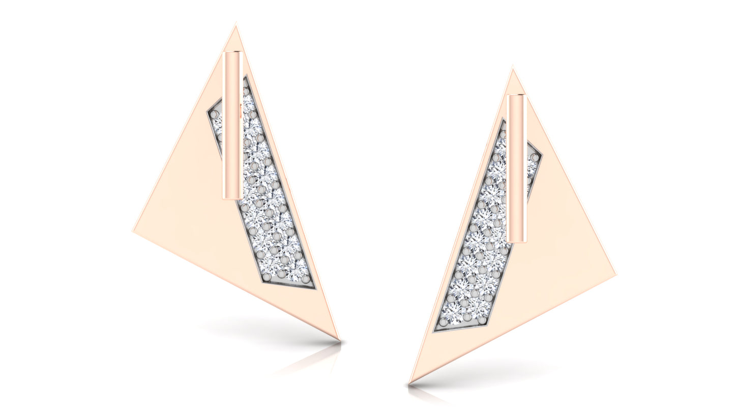 Sandwich Special Diamond Earrings