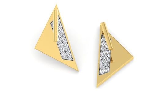 Sandwich Special Diamond Earrings