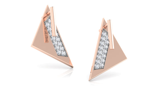 Sandwich Special Diamond Earrings