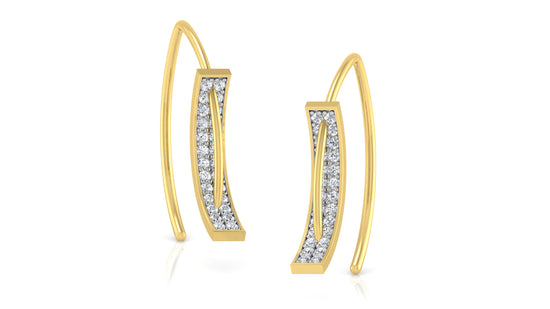 Diamond Pile Diamond Earrings