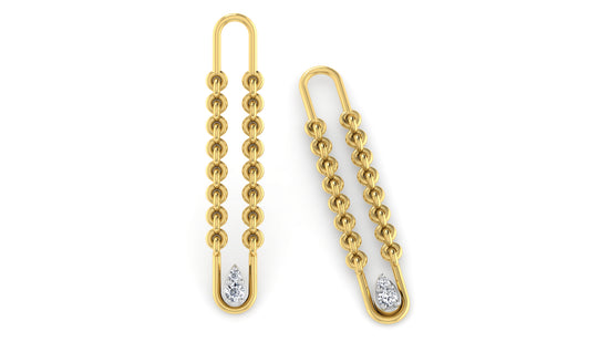 Linking Beauty Diamond Earrings