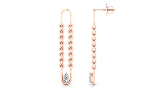 Linking Beauty Diamond Earrings