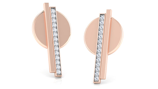 Raquets Diamond Earrings