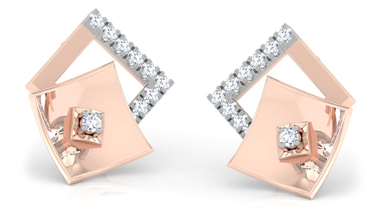 Elegant Layers Diamond Earrings