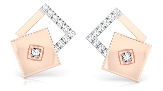 Elegant Layers Diamond Earrings