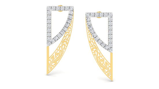 Sword Beauty Diamond Earrings