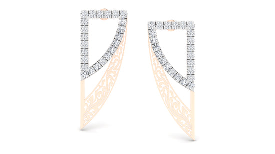 Sword Beauty Diamond Earrings