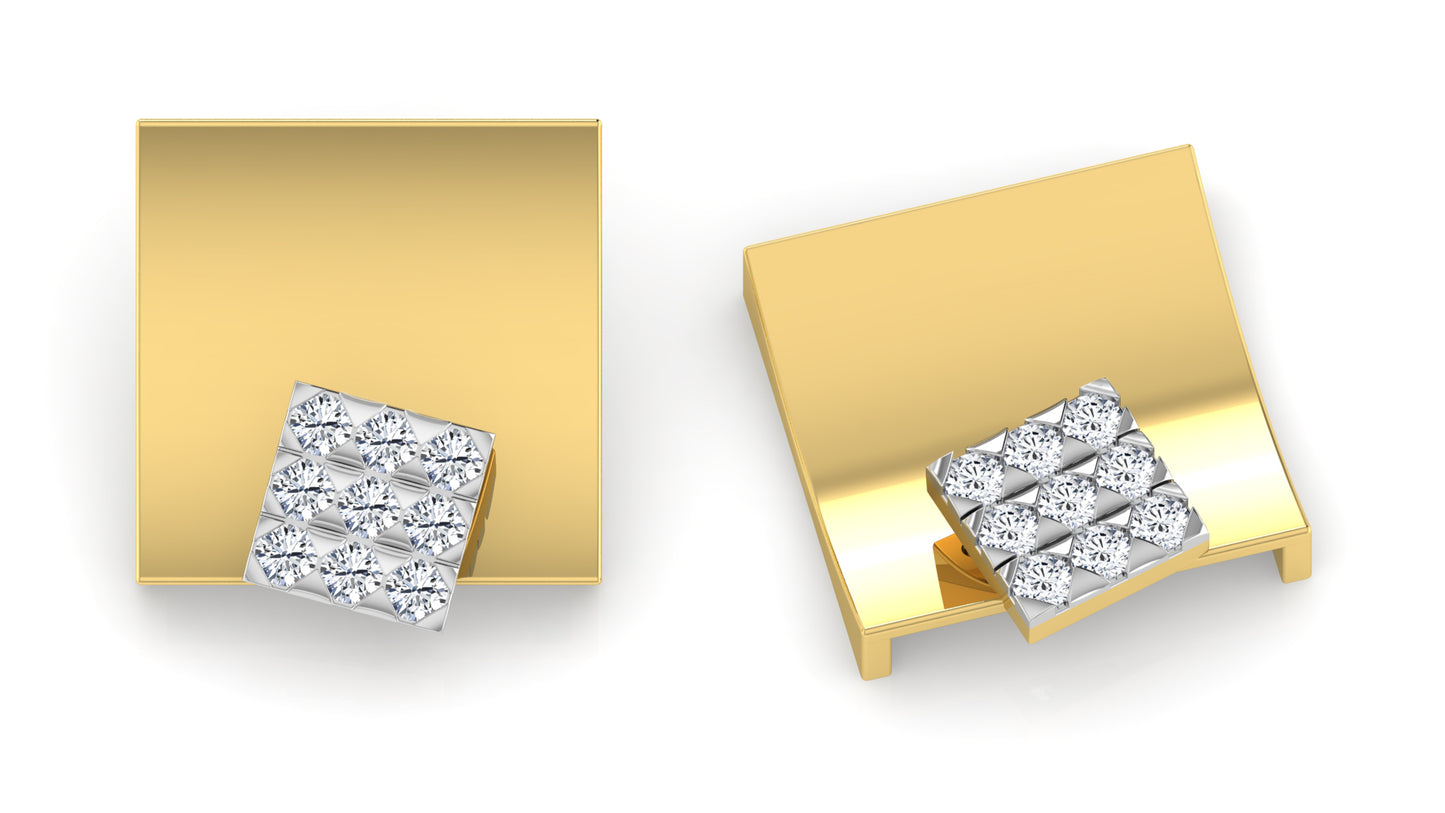 Shining Gallery Diamond Earrings