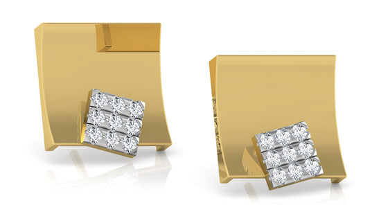 Shining Gallery Diamond Earrings