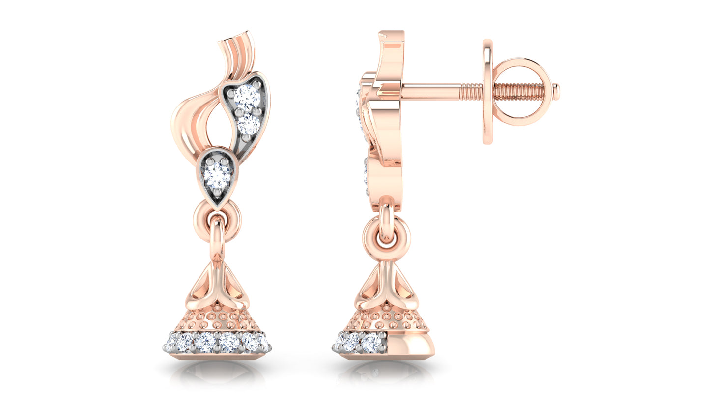 Bell Wonders Lab Grown Diamond Danglers Order Online and Shop at Diahart