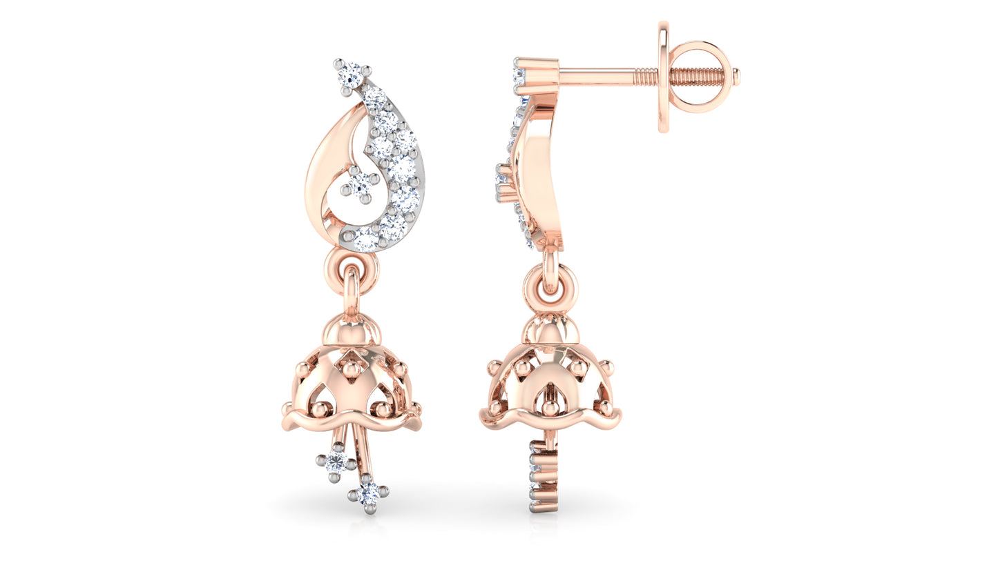 Chiming Bells Lab Grown Diamond Danglers Jewelry  Order Online and Shop at Diahart