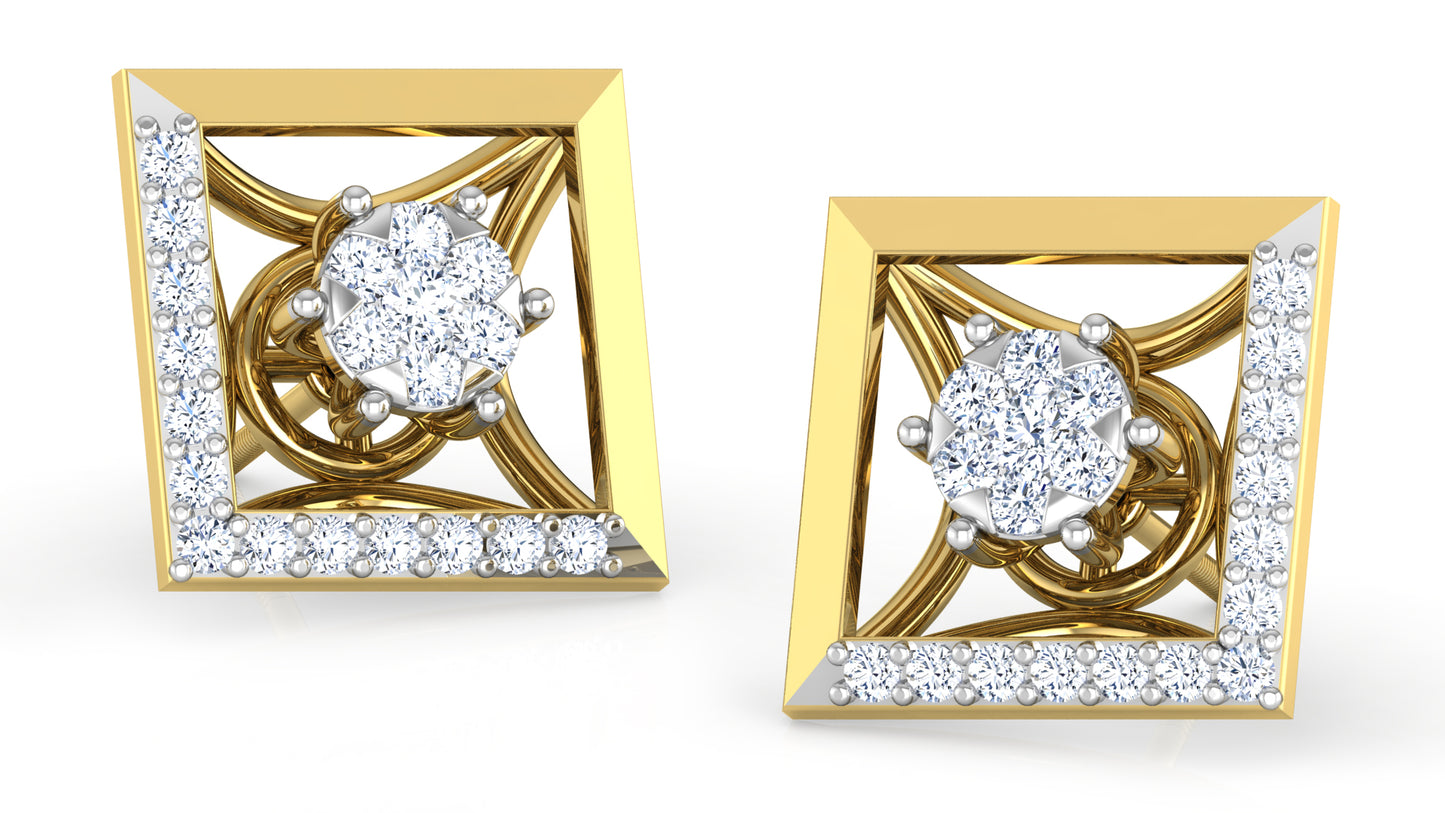 Diamond Shock Diamond Earrings