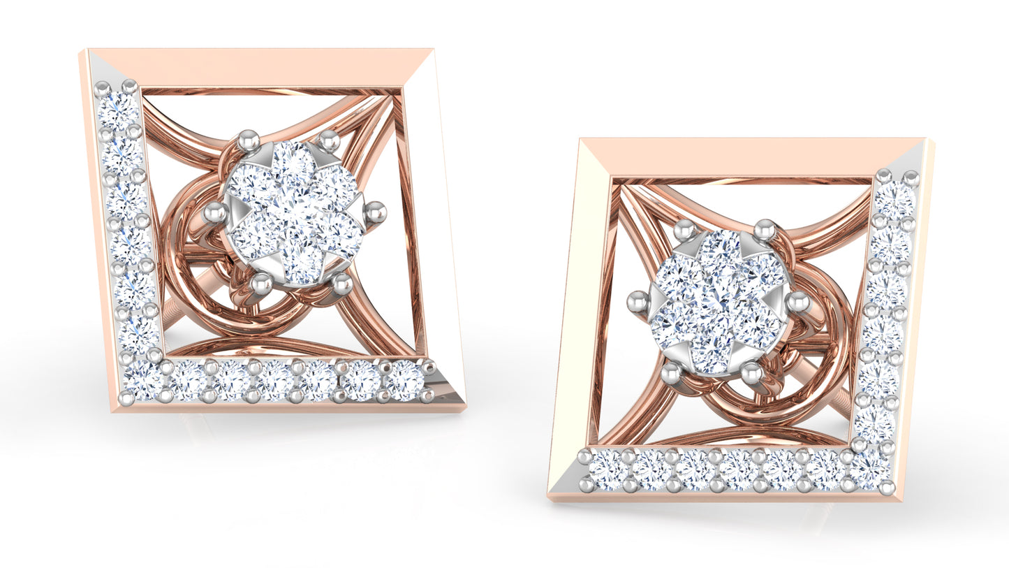 Diamond Shock Diamond Earrings