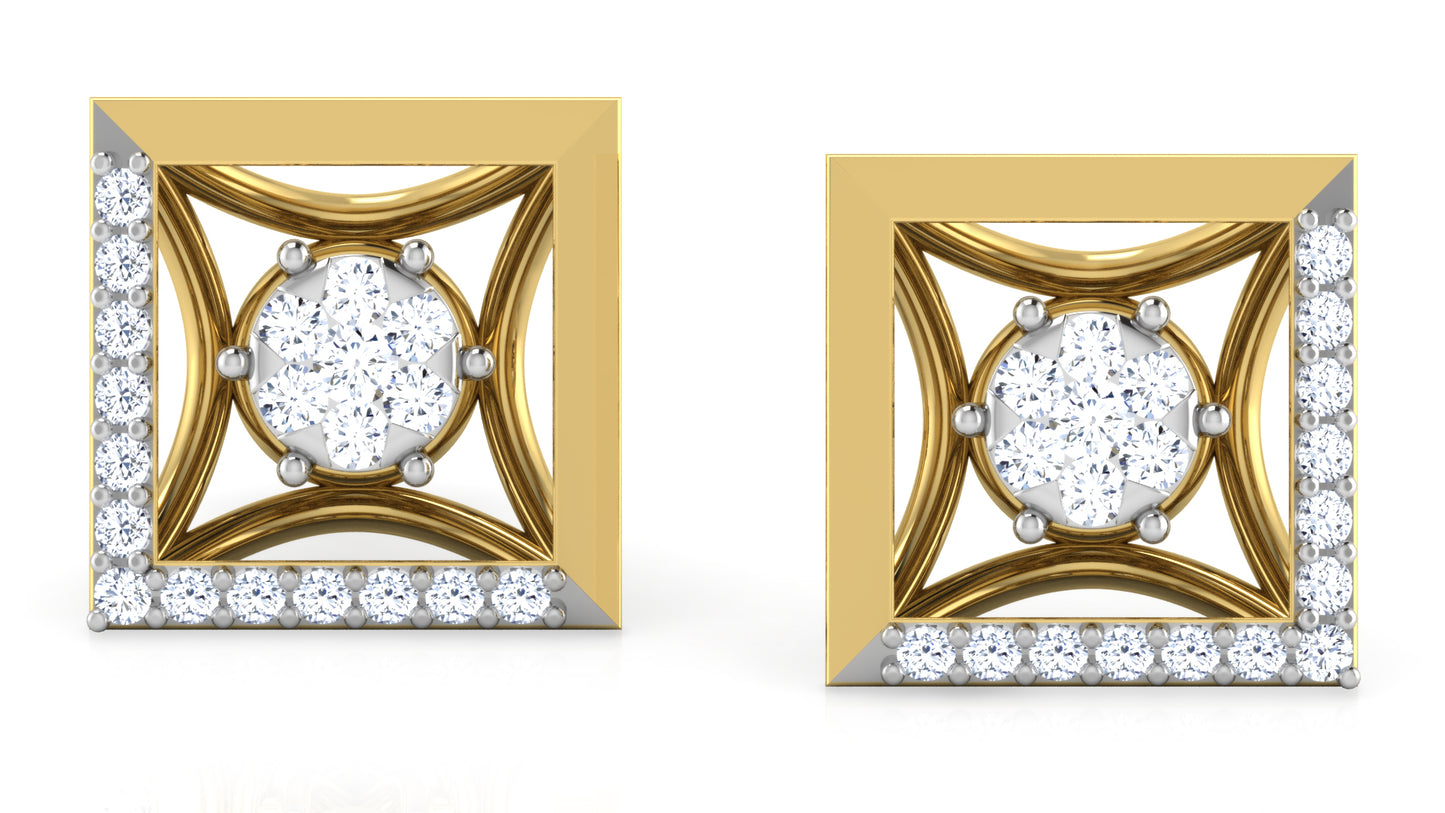 Diamond Shock Diamond Earrings